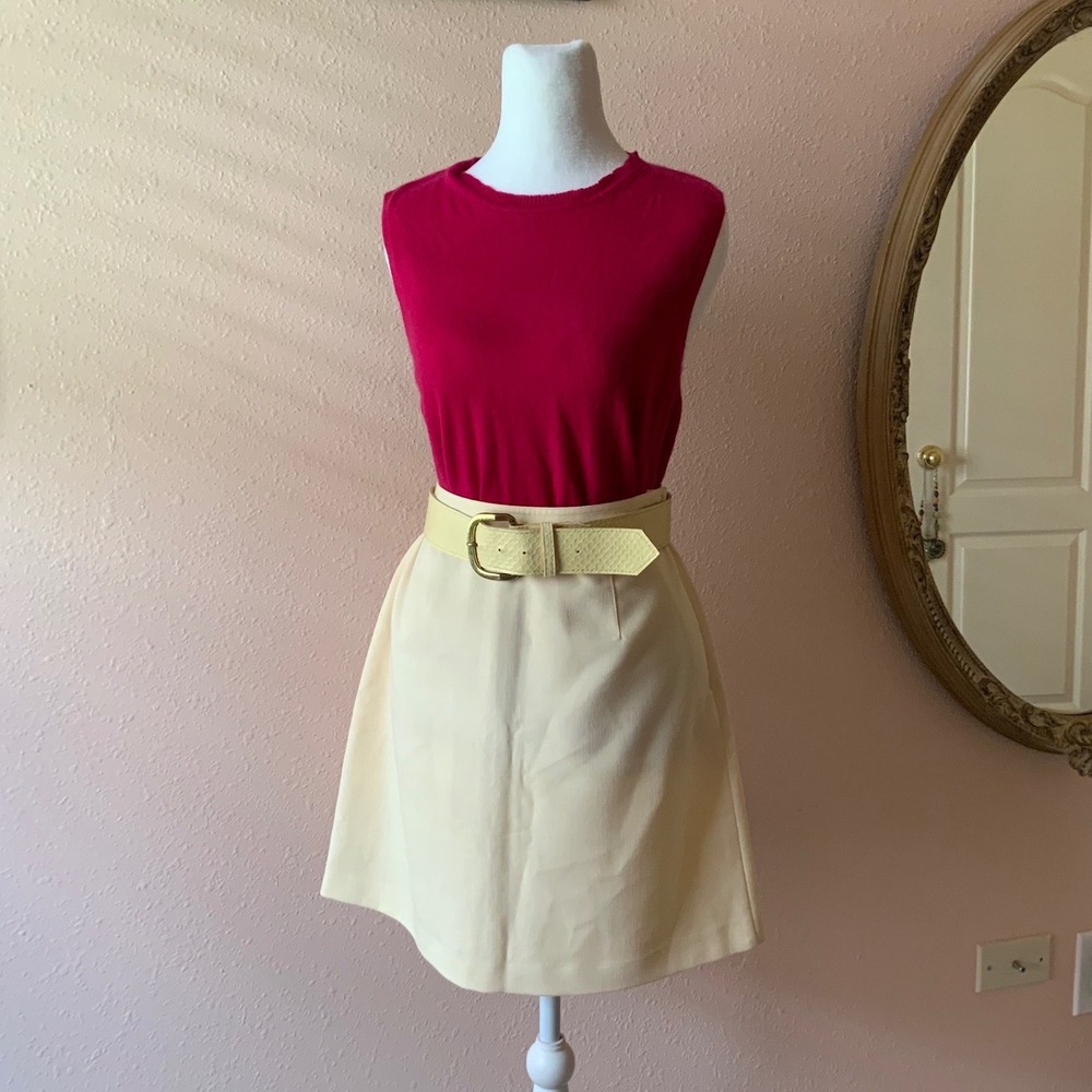 Vintage Hot Pink Cashmere Sweater Vest